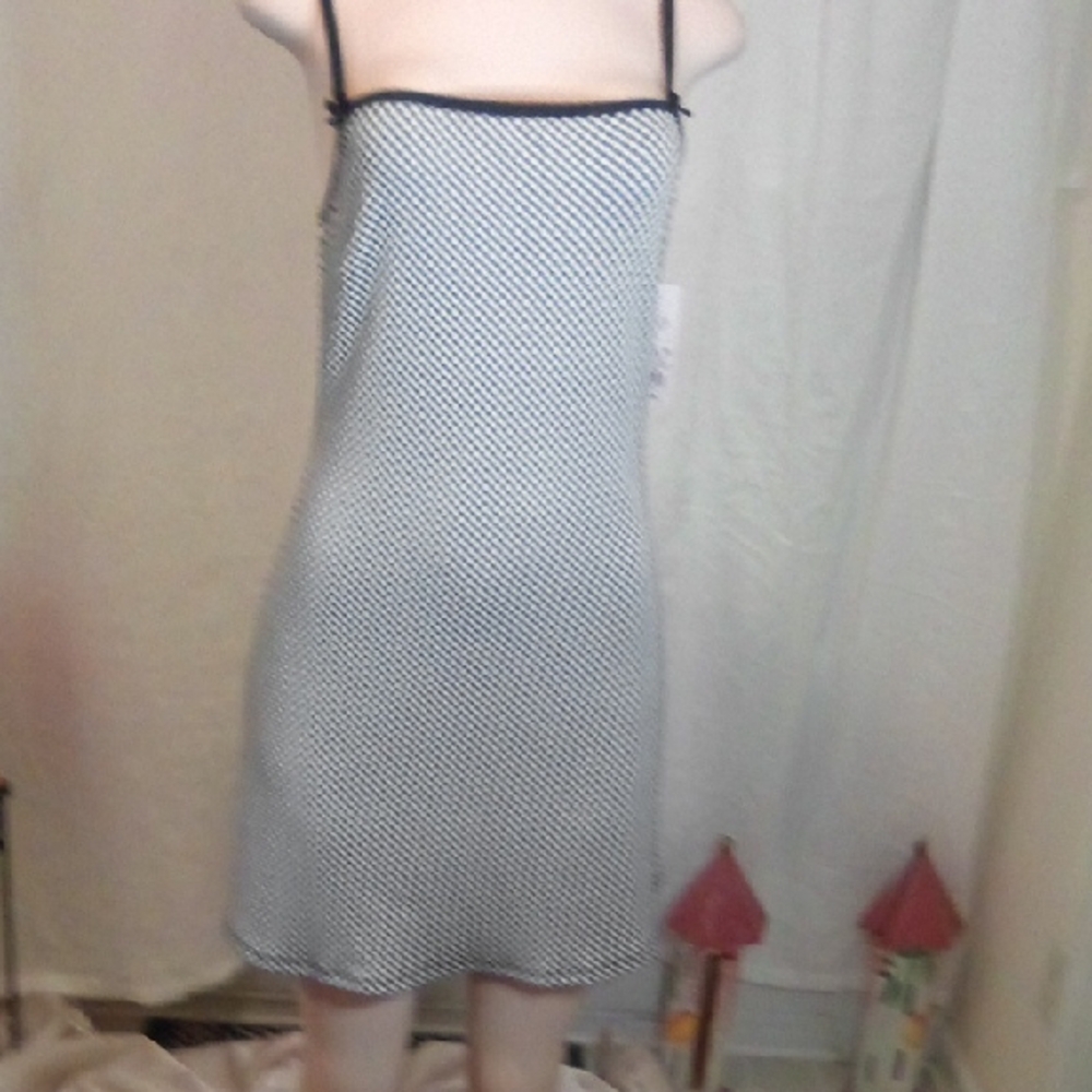 Wild Fable Black and White Patterned Chemise